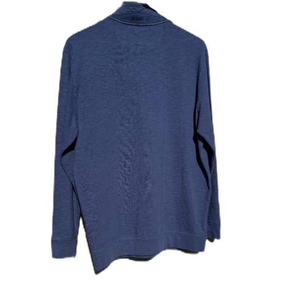 Johnnie-O Keane quarter zip pullover Large blue - Picture 2 of 16